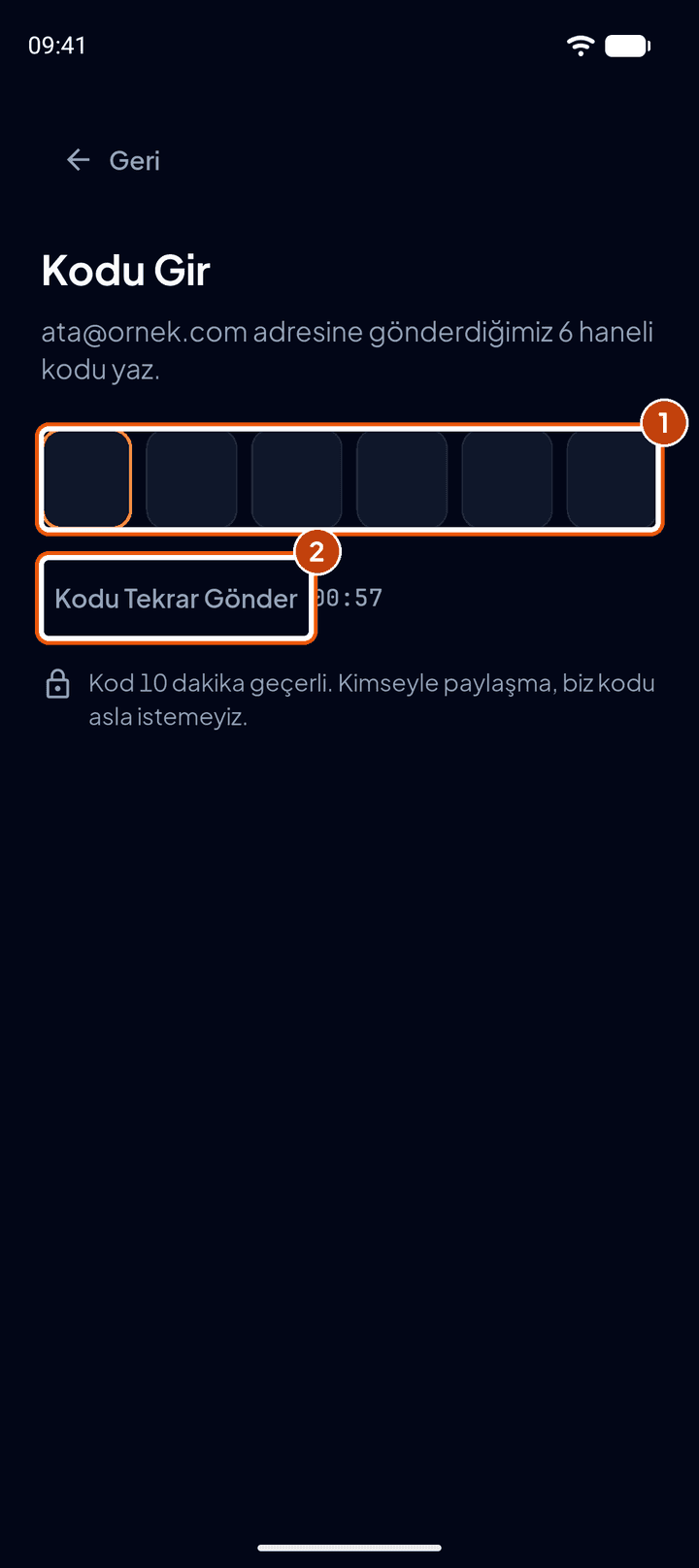 Doğrulama kodu