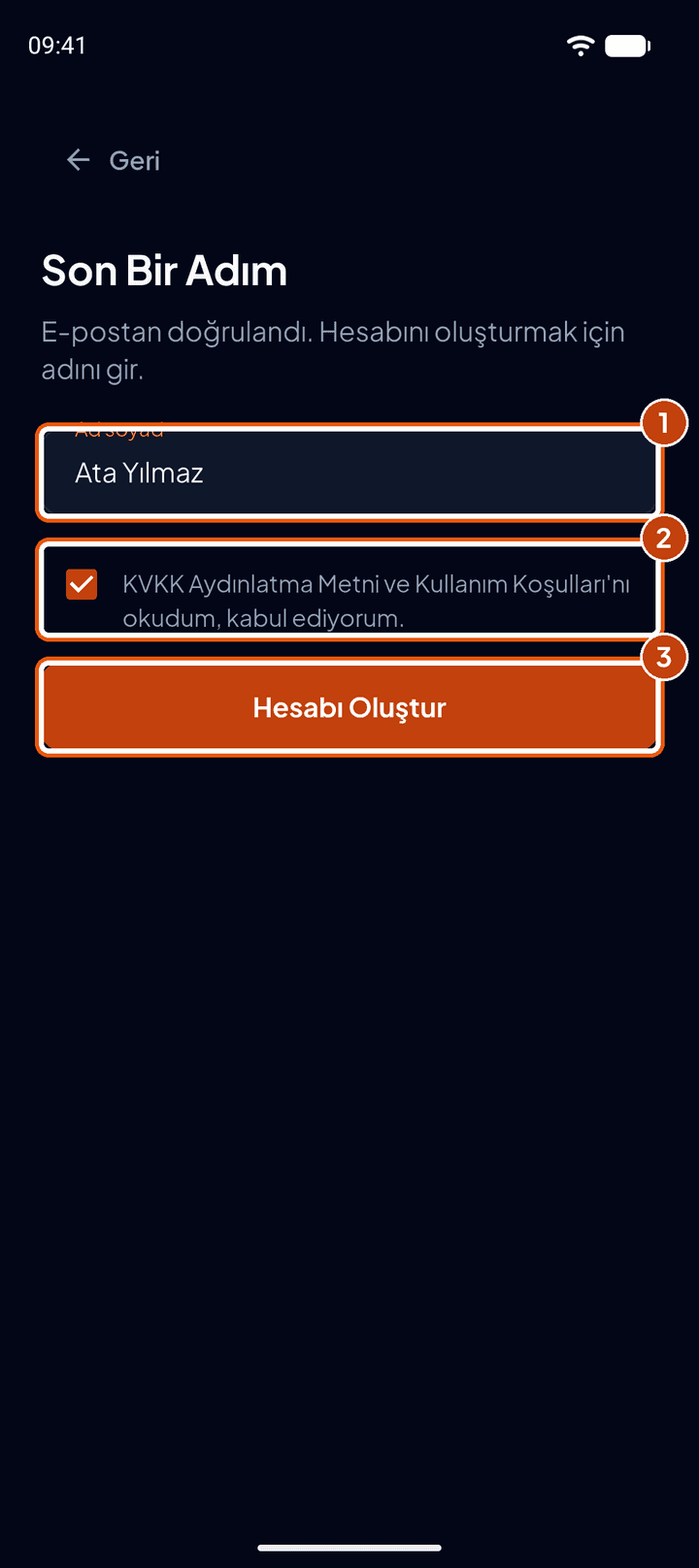 Son bir adım