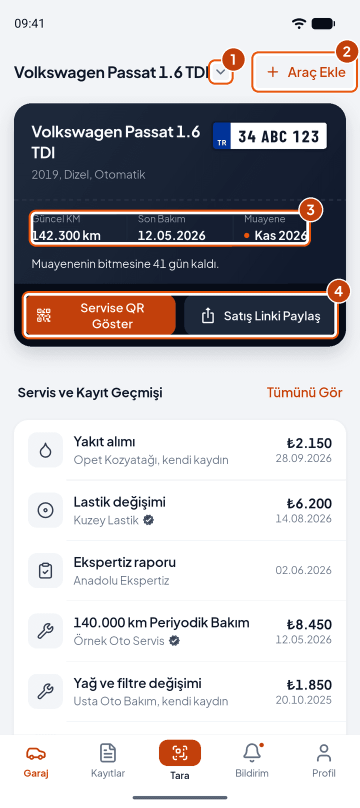 Garaj ekranı