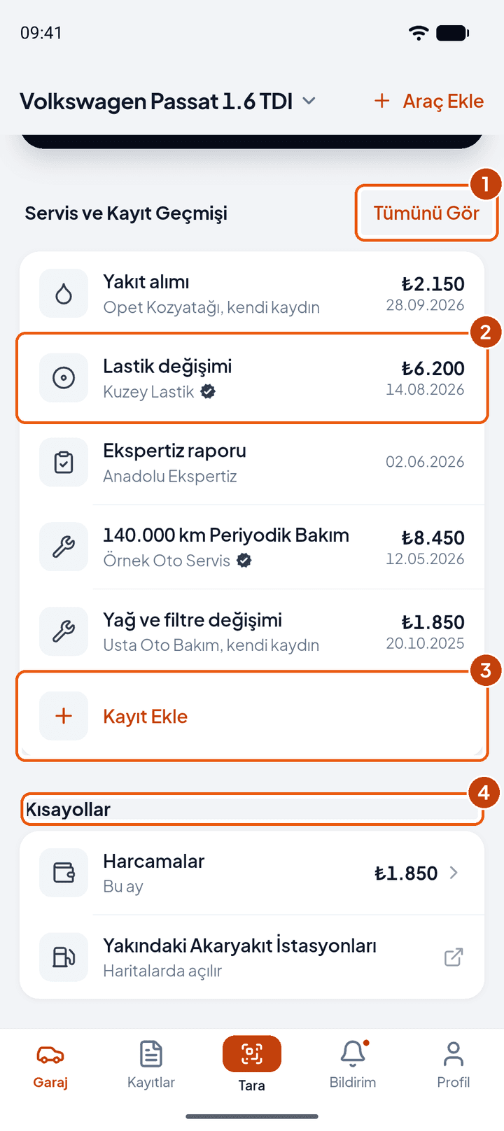 Garaj ekranının devamı