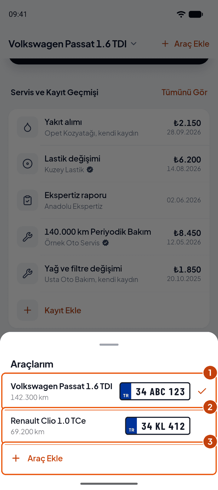 Araç seçici