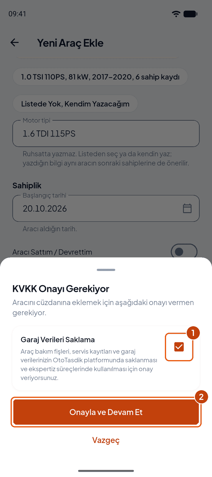 KVKK onayı