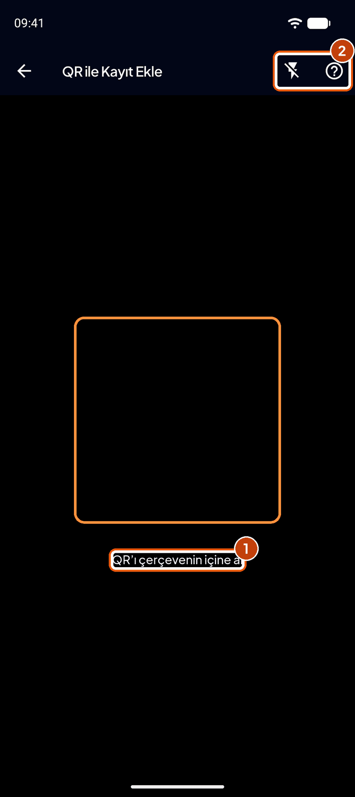 QR tarayıcı