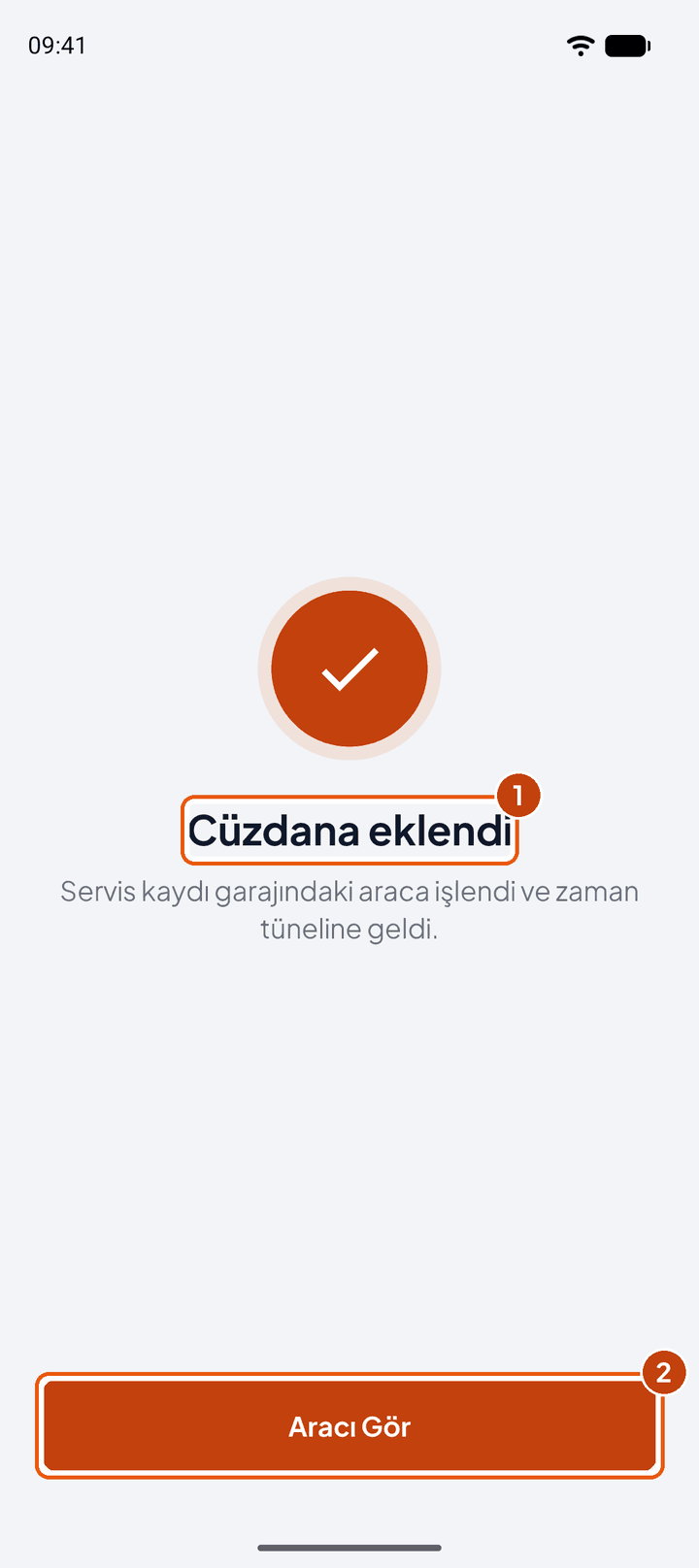 Cüzdana eklendi