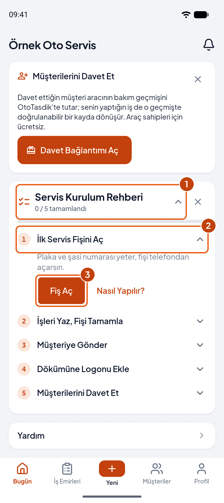 Servis kurulum rehberi