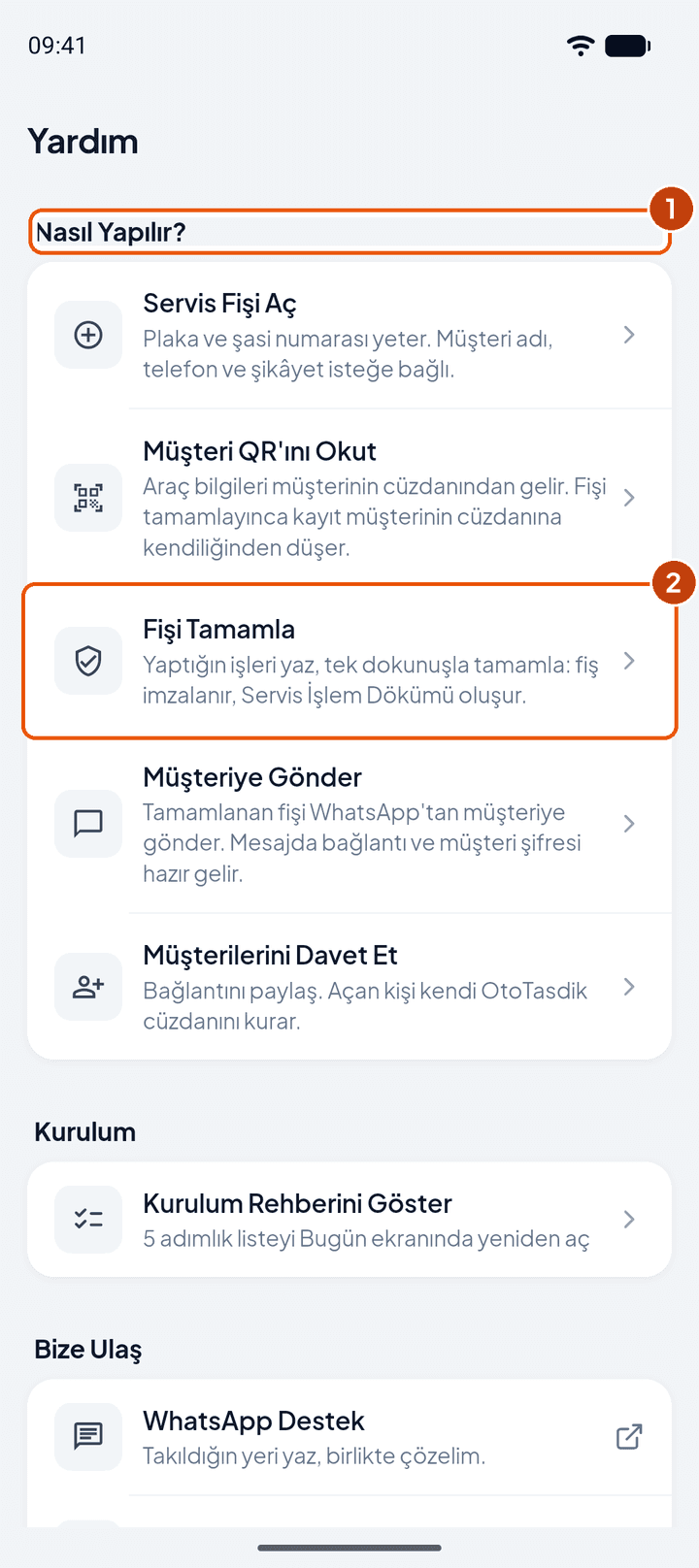 Yardım konuları